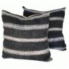 Ink Blue & White Ikat Pillow