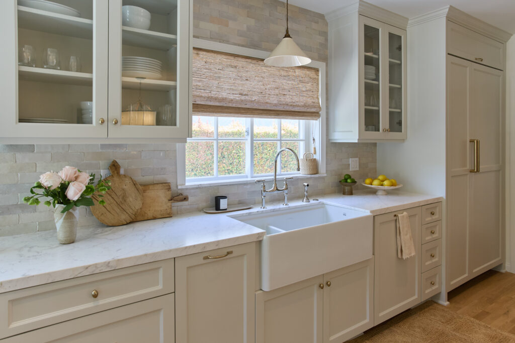 An after photo of a Brentwood Ranch Home kitchen after it was redesigned by Liz Zaret and A Little Sprucing